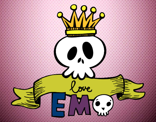 Dibujo Love Emo pintado por luana_29