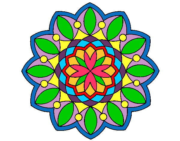 Dibujo Mandala 20 pintado por Jackiie