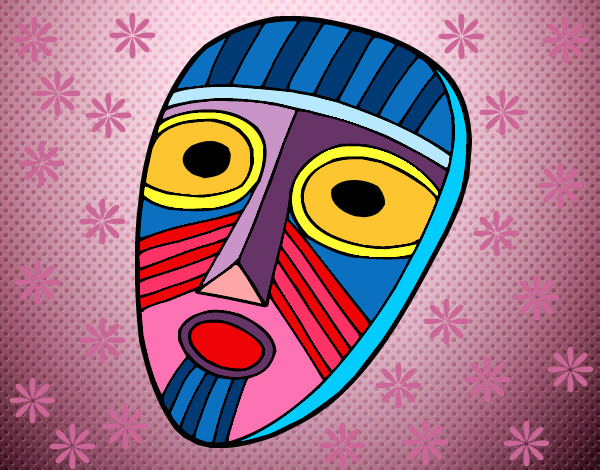 Dibujo Máscara sorprendida pintado por rasras