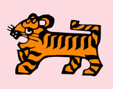 Dibujo Signo del Tigre pintado por bernyta