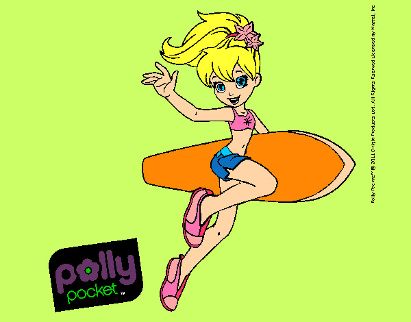Dibujo Polly Pocket 3 pintado por Evita123