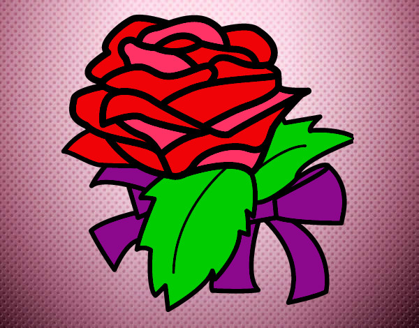 Dibujo Rosa, flor pintado por gemitha