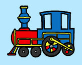 Dibujo Tren 2 pintado por messi7