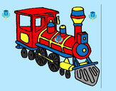 Dibujo Tren 3 pintado por messi7