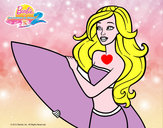 Dibujo Barbie va a surfear pintado por IRENE_GC