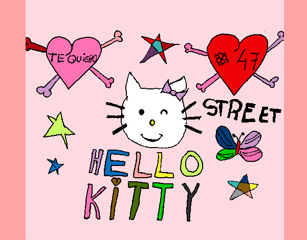 Dibujo de Hello Kitty pintado por Leslierod en  el día 16-08-12  a las 19:29:24. Imprime, pinta o colorea tus propios dibujos!