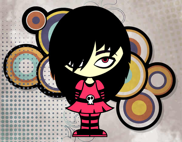 Dibujo Look Emo pintado por neruxxi