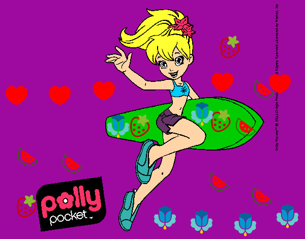 Dibujo Polly Pocket 3 pintado por Rosa23