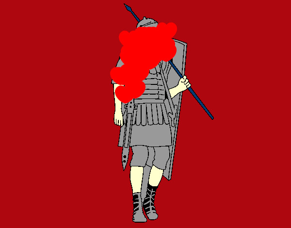 Dibujo Soldado romano pintado por Matthew01