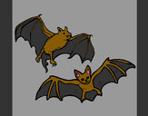 Dibujo Un par de murciélagos pintado por zoeliux