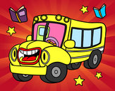 Dibujo Autobús animado pintado por Selena123