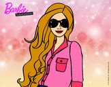 Dibujo Barbie con gafas de sol pintado por pulita27