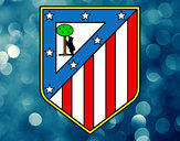 Dibujo Escudo del Club Atlético de Madrid pintado por fizquie
