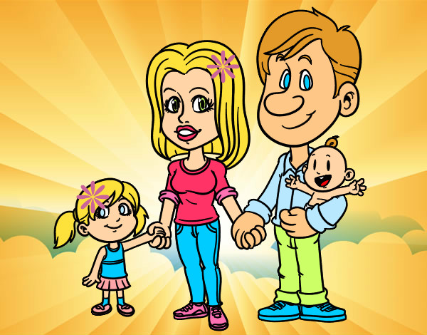 Dibujo Familia feliz pintado por noita621