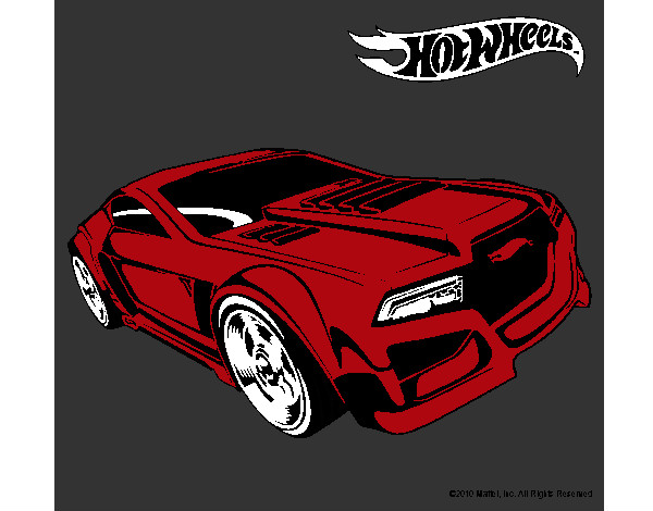 Dibujo Hot Wheels 5 pintado por german_med