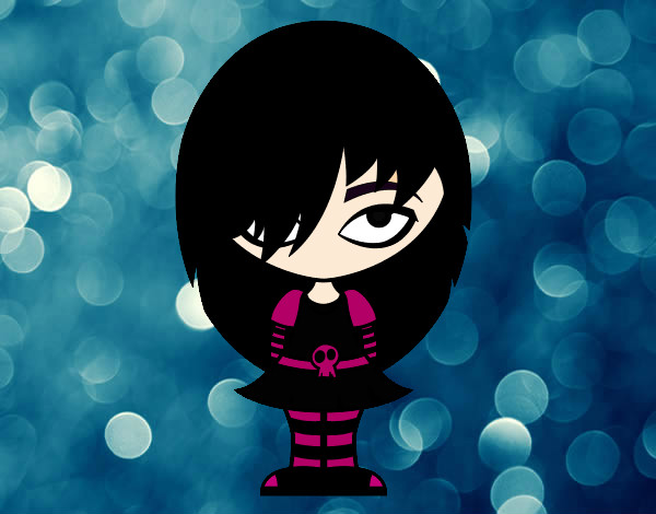 Dibujo Look Emo pintado por AlonDra123