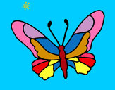 Dibujo Mariposa 6a pintado por Samantitha