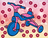 Dibujo Triciclo infantil pintado por jovanyviri