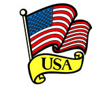Dibujo Bandera de los Estados Unidos pintado por chaavaa18