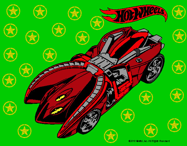 Dibujo Hot Wheels 7 pintado por tuchon