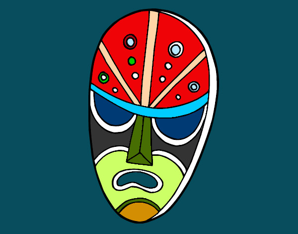 Dibujo Máscara enfadada pintado por alanvega