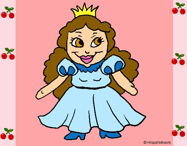 Dibujo Princesa pequeña pintado por alanita04