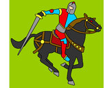 Dibujo Caballero a caballo IV pintado por alex108
