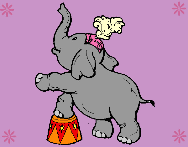 Dibujo Elefante pintado por Marina10