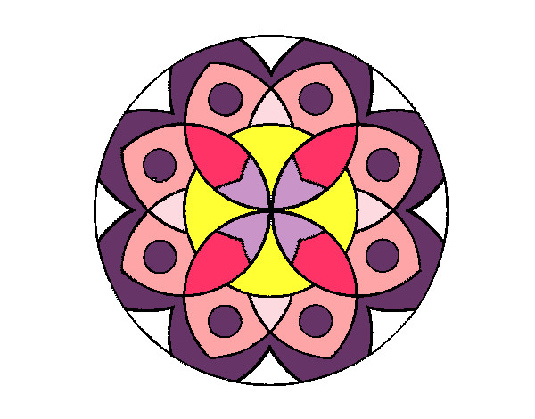 Dibujo Mandala 13 pintado por ichidora