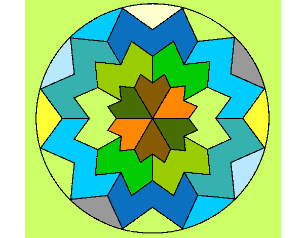 Dibujo Mandala 29 pintado por bluoo