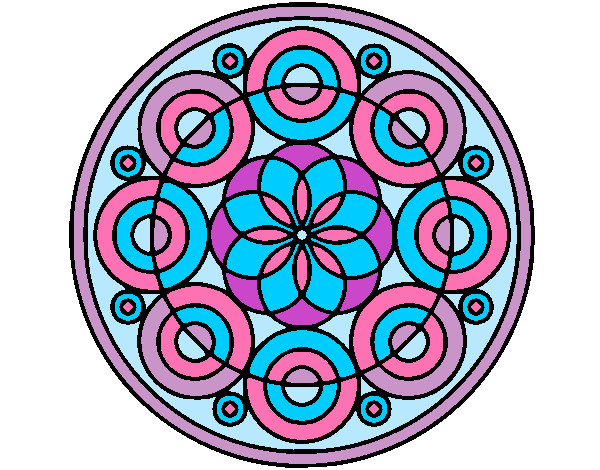 Dibujo Mandala 35 pintado por gemamiriam