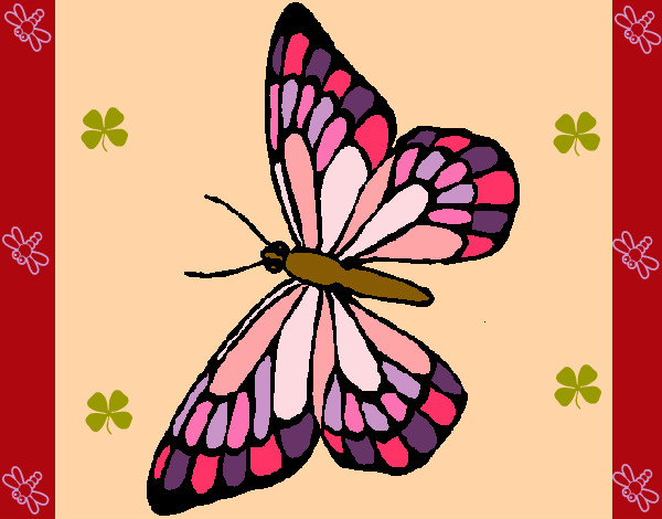 Dibujo Mariposa 10 pintado por LETTY1992