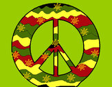 Dibujo Símbolo de la paz pintado por brisgeidy