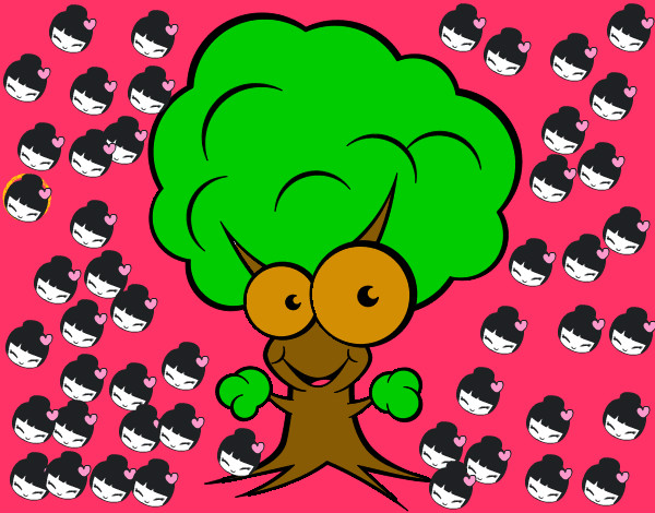Árbol con cara