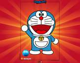 Dibujo Doraemon pintado por nuria13