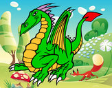 Dibujo Dragón elegante pintado por Darius2
