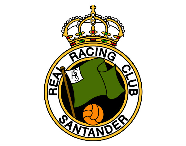 Dibujo de Escudo del Real Racing de Santander pintado por Martinb en