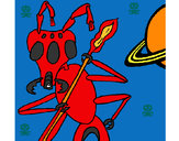 Dibujo Hormiga alienigena pintado por vicror