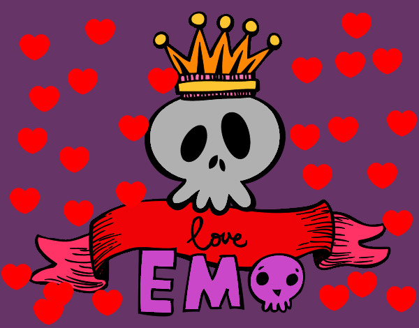 Dibujo Love Emo pintado por Looliita