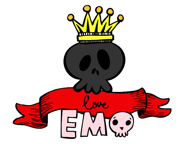 Dibujo Love Emo pintado por wappissima