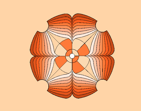 Dibujo Mandala 16 pintado por jfrkffkkf