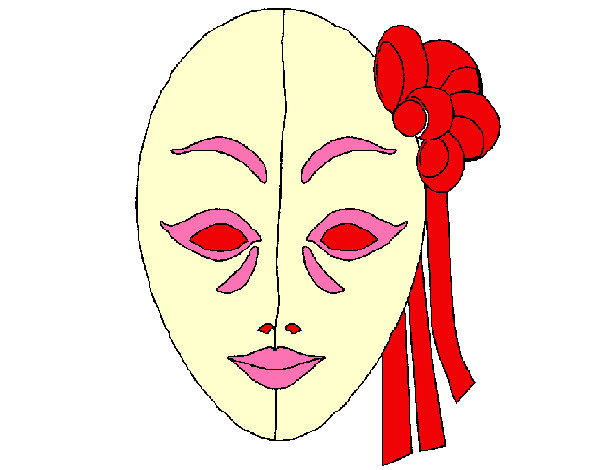 Dibujo Máscara italiana pintado por Renula