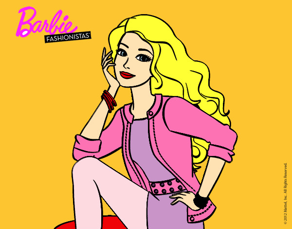 Dibujo Barbie súper guapa pintado por Samanta123