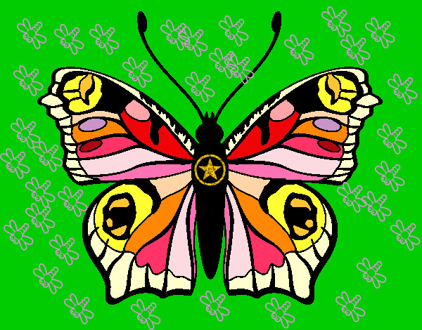 Dibujo Mariposa 20 pintado por mikuhatasu