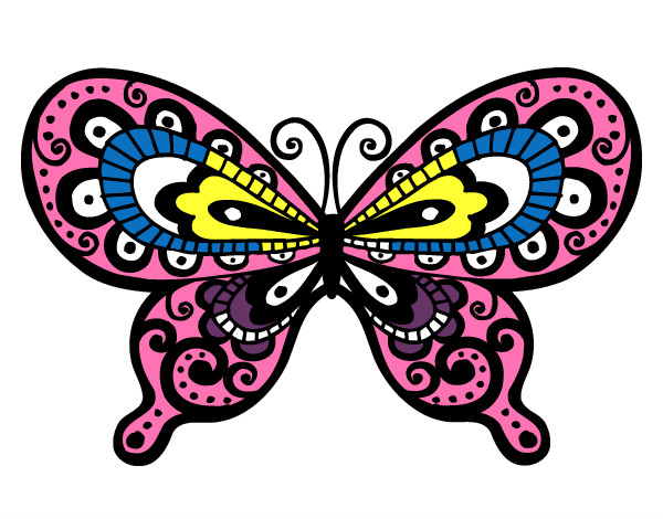 Dibujo Mariposa bonita pintado por AlexaUribe
