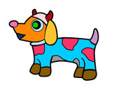 Dibujo Perro-vaca pintado por joserodri