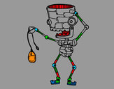 Dibujo Robot con un ratón pintado por IkerDavid
