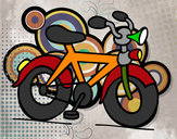 Dibujo Bicicleta con bocina pintado por Leandro06