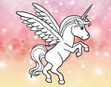Dibujo Unicornio joven pintado por felipina