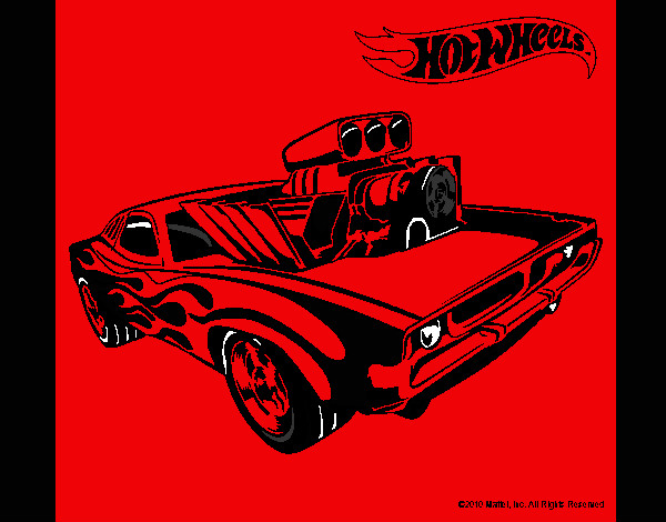 Dibujo Hot Wheels 11 pintado por joshshaira